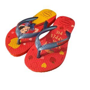 Havaianas Kids Disney Princess Snow White Slim Flip Flop Sandals, Size 9C